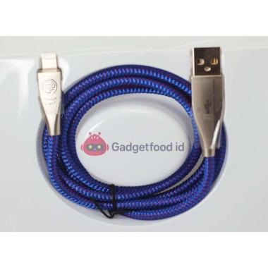 KABEL USB LOG ON TOUCH LIGHT IPHONE BIRU