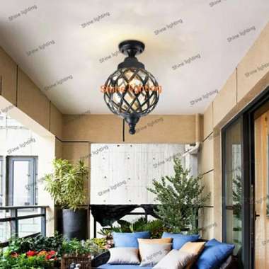 Lampu Plafon Klasik Outdoor Waterproof Teras Tipe 11210 S