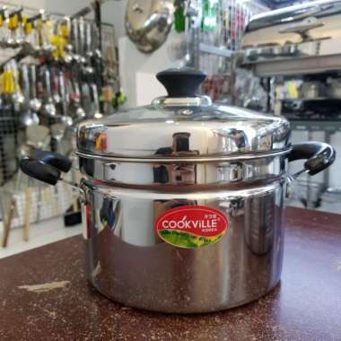 Panci Nasi / Panci Kukus Cookville Stainless Steel