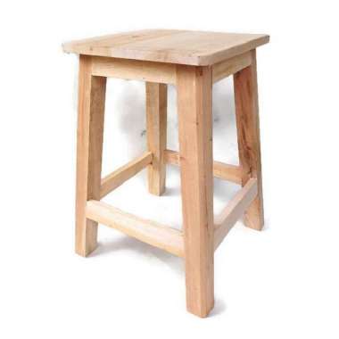 Kursi kayu 50cm / bangku etalase toko kayu / kursi bakso / kursi bar