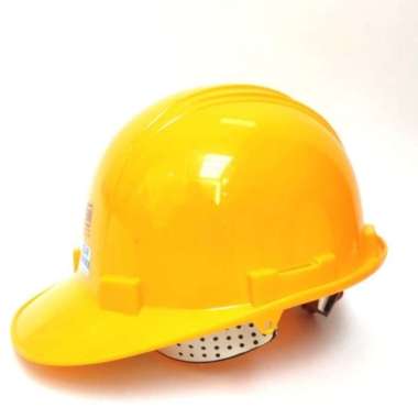 Helm Proyek Kerja SNI Termurah Tebal + Tali Putar Safety Helmet JSW Kuning