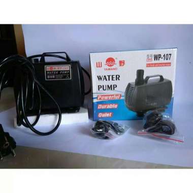 YAMANO WP 107 mesin pompa celup kolam mesin pompa air aquarium pompa hidroponik hitam