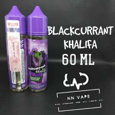 E-Liquid Khalifa Brother Blackcurrant Khalifa 60Ml 3Mg