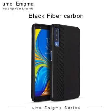 UME ENIGMA Vivo Y12 Black Soft Case Fiber Carbon