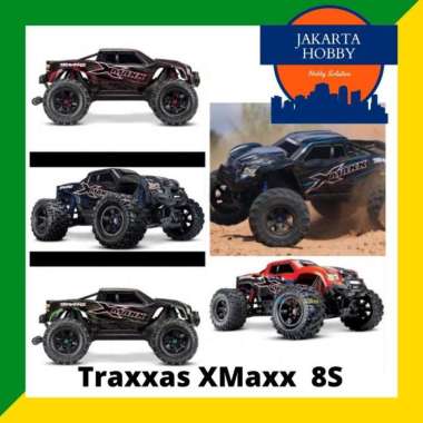 Traxxas XMaxx X-Maxx 8S 1/8 RC Monster Truck Car 4WD Brushless RTR Merah