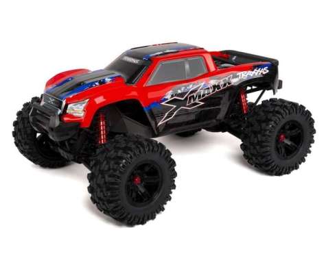 Traxxas XMaxx X-Maxx 8S 1/8 RC Monster Truck Car 4WD Brushless RTR Merah Biru