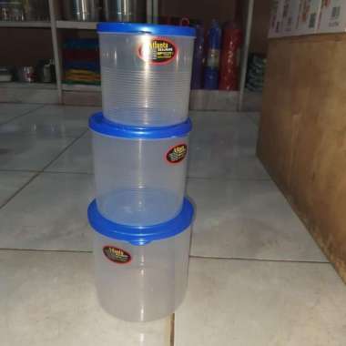 Toples Plastik Bulat 1,5 kg Tebal Wadah Hajatan