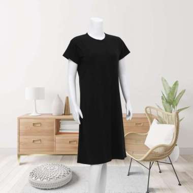 Daster Lunaci Breastfeeding Jumbo Reguler Busui jumbo black