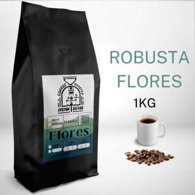 Kopi Robusta Flores 1000g Biji Bubuk Bubuk Medium