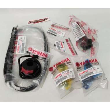 GAS SPONTAN ORIGINAL XABRE 2 KABEL PNP CRF 150 + HOLDER KANAN