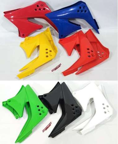 Cover Tangki KLX 150 Body Samping KLX 150 S L Putih / Kiri
