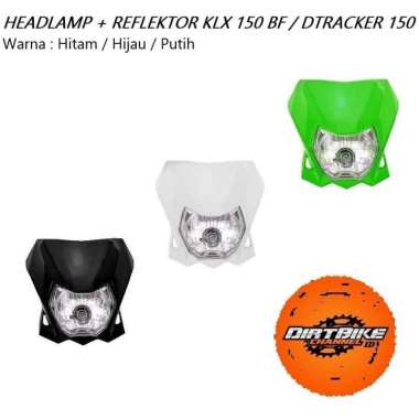HEADLAMP REFLEKTOR KLX 150 BF DTRACKER NEW Putih