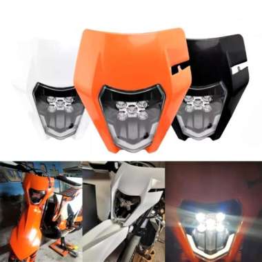 Headlamp LED KTM Lampu LED KTM New Enduro Supermotor KLX CRF WR Putih