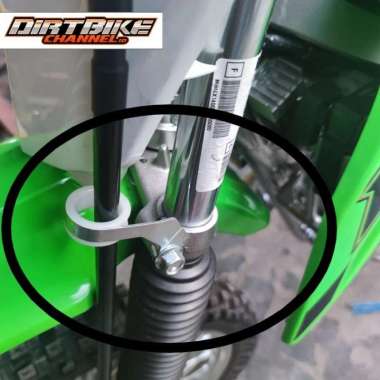 KLEM PENJEPIT SELANG REM DEPAN KLX 140 ORIGINAL KAWASAKI