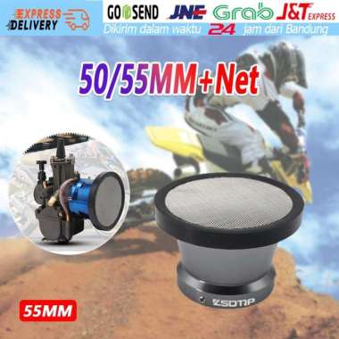 Velocity Stack Corong Karbu Karburator Karbu Model Panjang Full Cnc 55MM