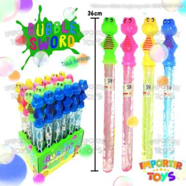 Bubble Stick Balon Air Tiup Mainan Anak Gelembung Panjang Ber-Karakter
