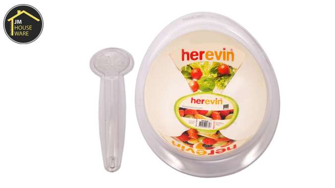 Herevin Salad Bowl With Spoon 161042 trasparan