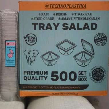 Mika Salad Tray Salad Buah Per Dus - Isi 500Set