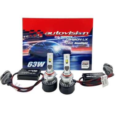Bohlam Lampu LED Mobil Autovision Carbon LX HB3 63 Watt Headlight