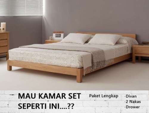 Set Tempat Tidur Jati Model Minimalis Kamar Set Jati Tempat Tidur Jati - Divan 120x200 Divan 120x200