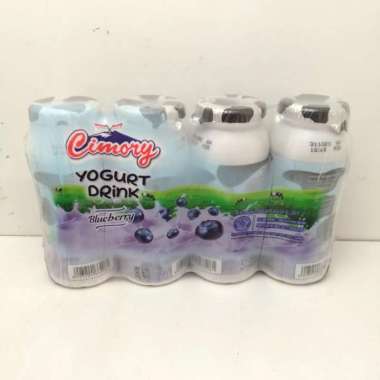Promo Harga Cimory Yogurt Drink Blueberry per 4 botol 70 ml - Blibli