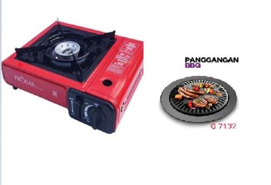 Paket Kompor gas Portable + BBQ Panggangan
