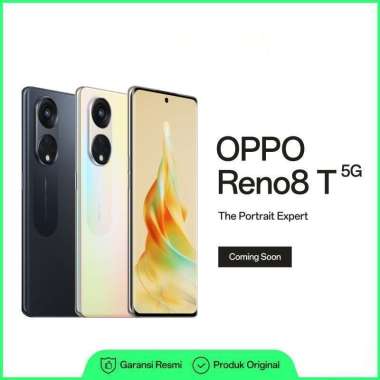 OPPO RENO8 T 5G 8/128 GB (Garansi Resmi) Gold