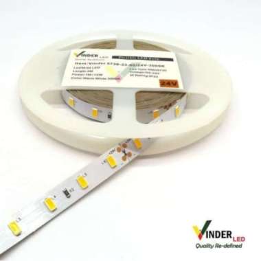 Vinder Led Strip Indoor 24V 24 Volt Smd5730 Super Bright 300 Mata
