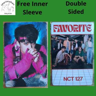 Photocard Mark NCT 127 Favorite Era FREE Inner Sleeve Double Sided 1