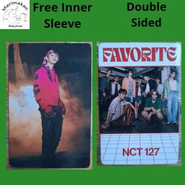 Photocard Mark NCT 127 Favorite Era FREE Inner Sleeve Double Sided 2