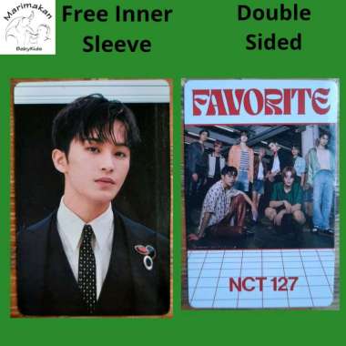 Photocard Mark NCT 127 Favorite Era FREE Inner Sleeve Double Sided 4