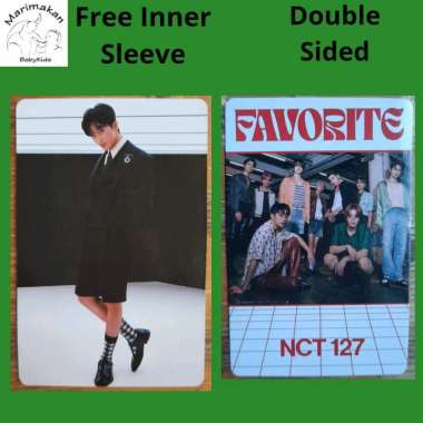 Photocard Mark NCT 127 Favorite Era FREE Inner Sleeve Double Sided 5