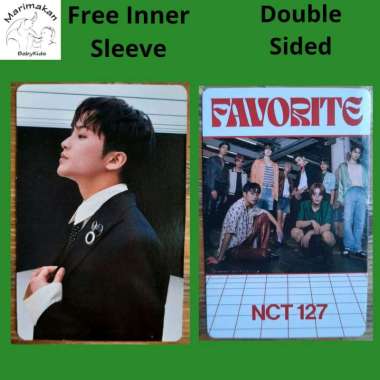 Photocard Mark NCT 127 Favorite Era FREE Inner Sleeve Double Sided 6