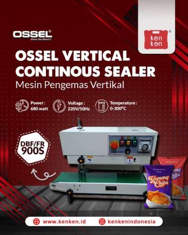 OSSEL Vertical Continous Band Sealer Vertikal Continous Band Sealer DBF/FR900S putih