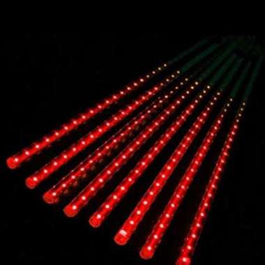 Lampu Meteor Led Lampu Pohon Lampu Hujan Lampu Jatuh Lampu Dekor Merah