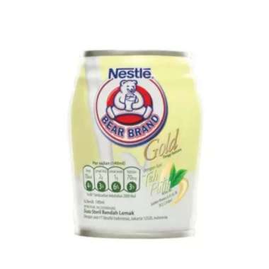 Promo Harga Bear Brand Susu Steril Gold Teh Putih 140 ml - Blibli