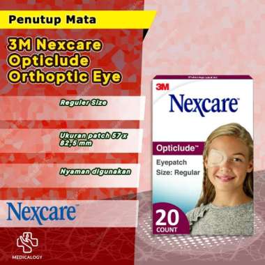 3M Nexcare Opticlude Orthoptic Eye Patch Regular Penutup Mata Dewasa