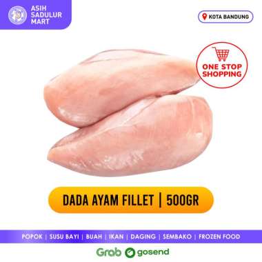 Daging Ayam Fresh 500gr Dada Paha Sayap Fillet Ceker Kepala Kulit Promo Bandung - Dada Fillet 500gr