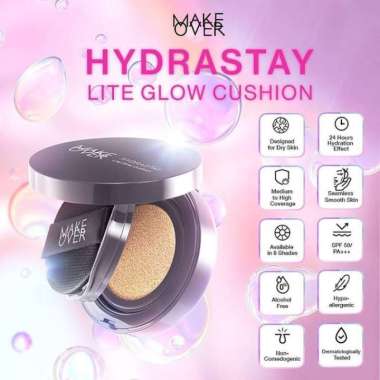 Make Over Hydrastay Lite Glow Cushion N10 MARBLE