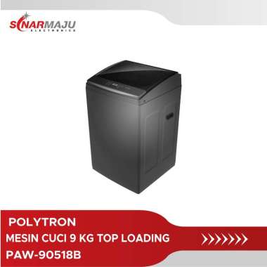 MESIN CUCI 1 TABUNG POLYTRON 9 KG TOP LOADING PAW-90518