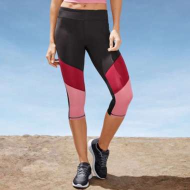 Crivit 3/4 Function Capri |Celana Olahraga Wanita XS Multicolor