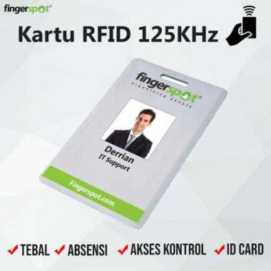 Kartu Berlubang RFID Proximity 125 kHz Card RFID