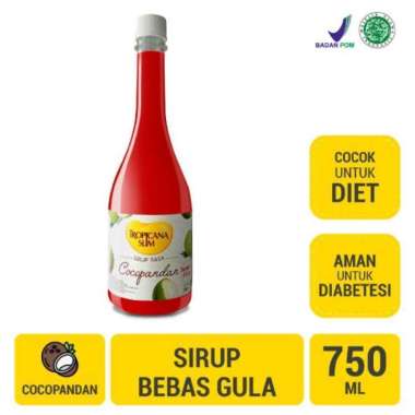 Promo Harga Tropicana Slim Syrup Cocopandan 750 ml - Blibli