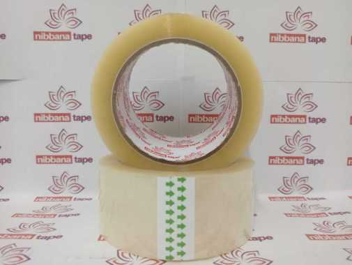 LAKBAN BENING 2 INCH 45MM X 100YARD FULL KUALITAS LAKBAN TERBAIK nibbana BENING