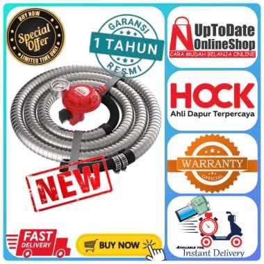 HOCK SELANG REGULATOR GAS HR-L101MC HR L101 MC LOW PRESSURE SELANG REGULATOR 1 SET ORIGINAL