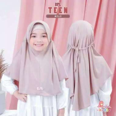 Jilbab bergo anak (7-9th) Miulan BPL teen Semua Ukuran Milo