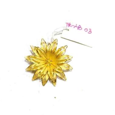 Bros / Liontin Bunga Kendari Emas Kuning 916