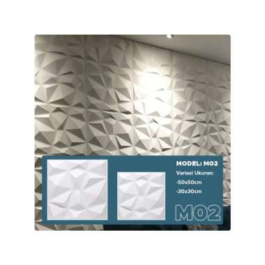 Goto Backstein Wallpanel Sticker Wallpaper Stiker Dekorasi Dinding 3D 50 x 50 CM M02
