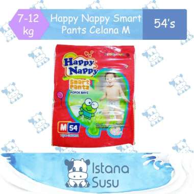 Happy Nappy Smart Pants Celana Ukuran M isi 52