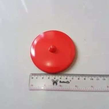 Tutup Gelas Melamin Diameter 9 Cm Merah